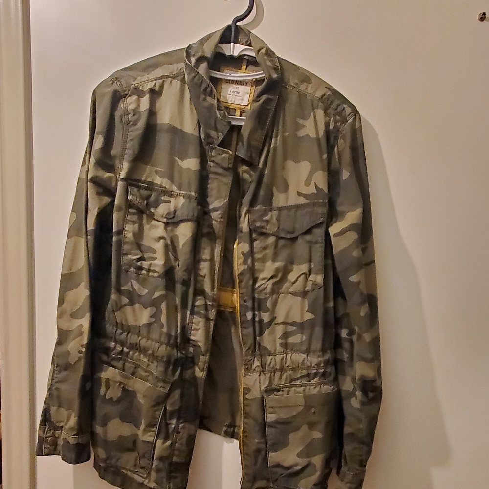 Old Navy, L, army utility jacket